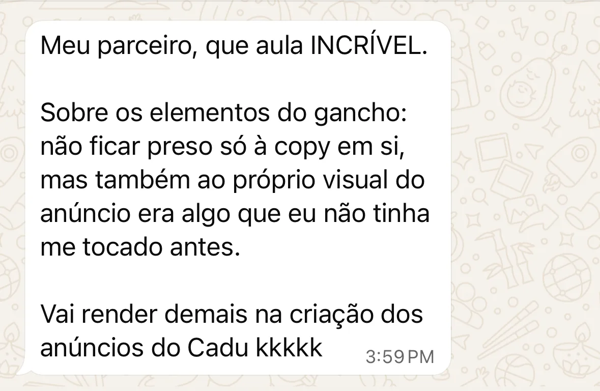 Depoimento WhatsApp 5