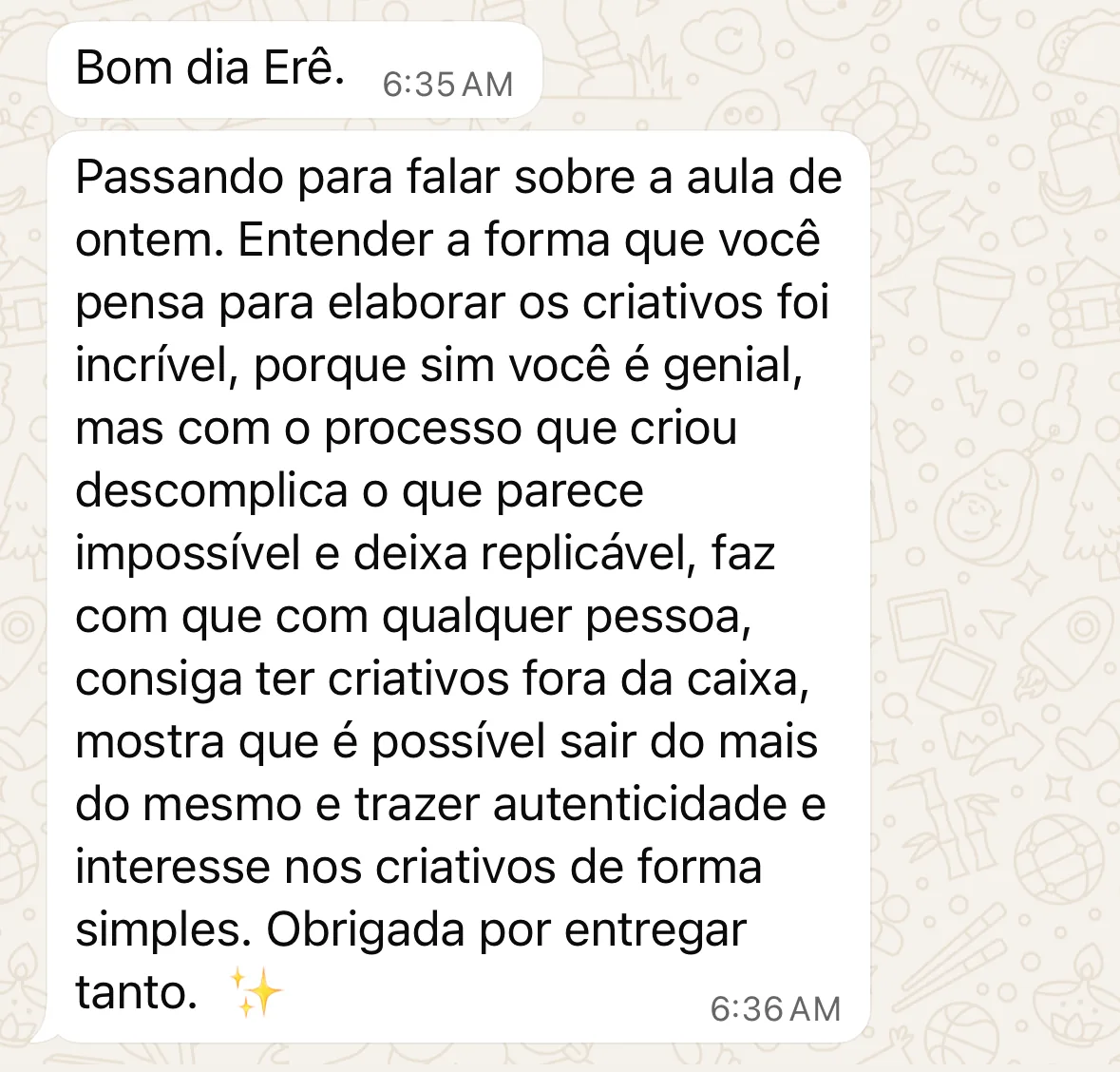 Depoimento WhatsApp 6