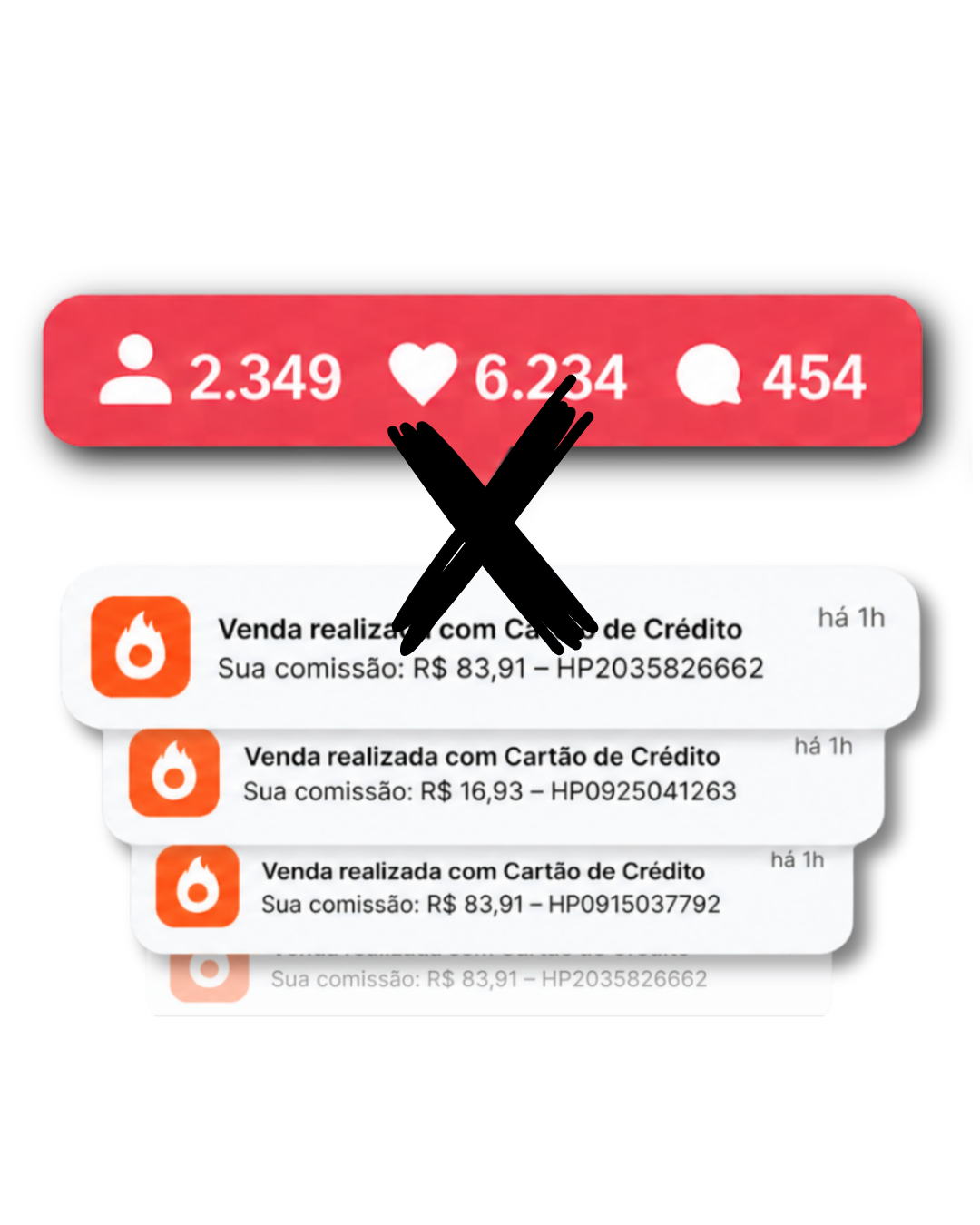 Seguidor x Venda