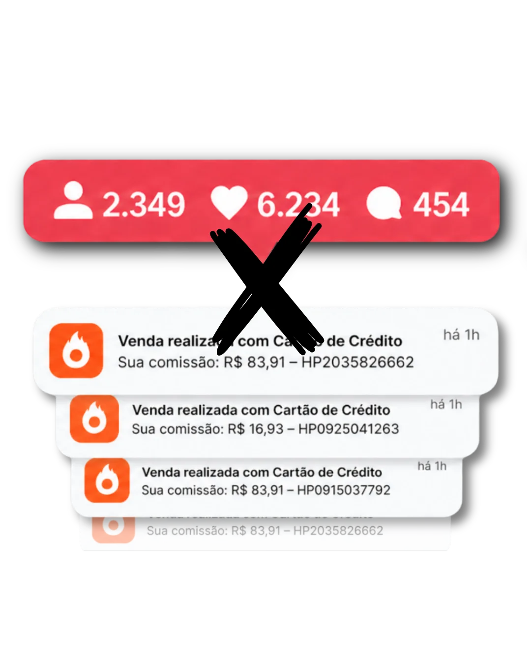 Seguidor x Venda